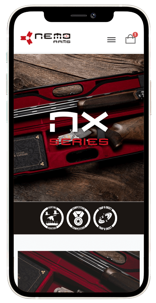 Nemo Arms NX mobile product page
